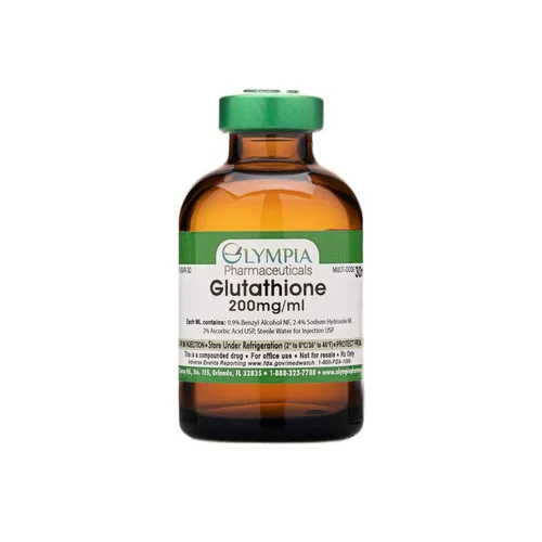 Glutathione 200mg/ml injection vial
